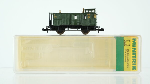 Minitrix  N 13207 Güterzug-Packwagen   DR