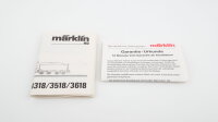 Märklin H0 3318 Dampflok BR 18 434 DRG Wechselstrom