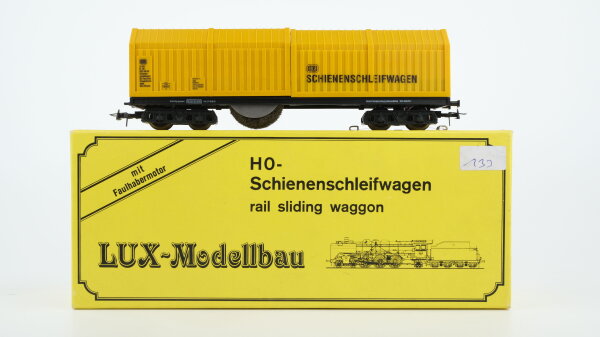 LUX-Modllbau H0 9010 Schienenschleifwagen mit Faulhabermotor DB Wechselstrom