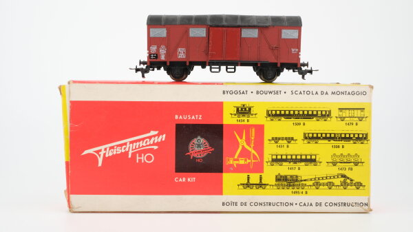 Fleischmann H0 1470B Güterwagen Bausatz DB ( komplett montiert )