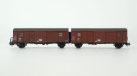 Roco H0 4328 Gedeckter Güterwagen (Leig-Einheit 218 224, 218 225) DB