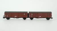 Roco H0 4328 Gedeckter Güterwagen (Leig-Einheit 218 224, 218 225) DB