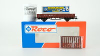 Roco H0 47949 Rungenwagen mit Container...