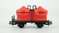 Klein Modellbahn H0 338 Zementwagen Perlmooser Rot SBB/CFF
