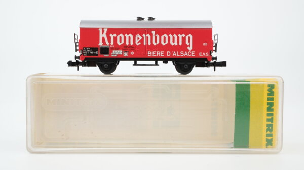 Minitrix N 51 3594 00 Kühlwagen Kronenbourg SNCF