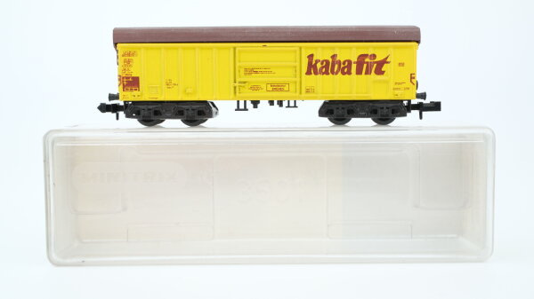 Minitrix N 51 3568 00 Schwenkdachwagen "kabafit" DB