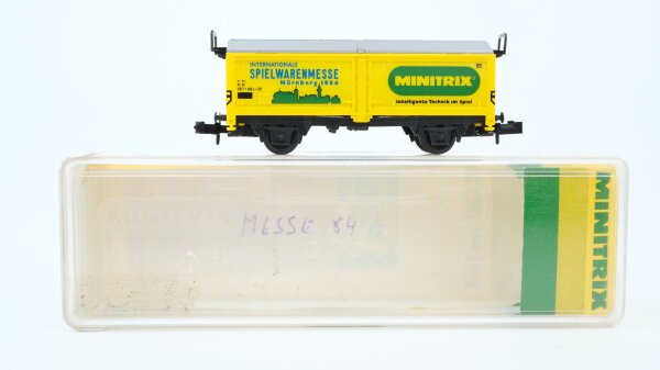 Minitrix N 51 3530 84 Schiebewandwagen Spielwarenmesse 84 Tis 858 DB