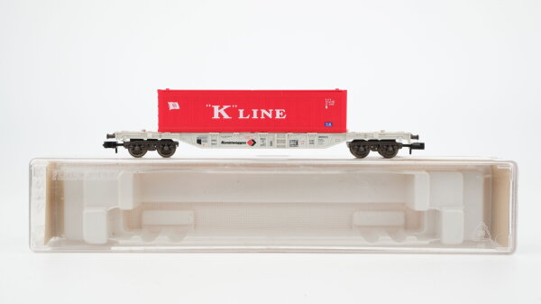 Fleischmann N 8247K Containertragwagen K Line Sgss-y 703 DB