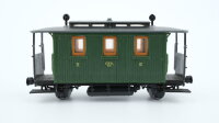 PMT technomodell H0e Personenwagen grün 3.Kl....