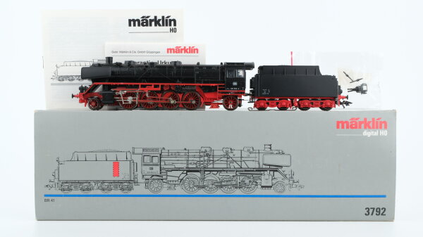 Märklin H0 3792 Schlepptenderlokomotive BR 41 334-4 DB Wechselstrom Digital