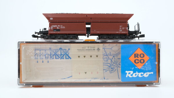 Roco N 02365B Selbstentladewagen Kohle DB