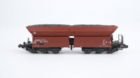 Roco N 02365B Selbstentladewagen Kohle DB