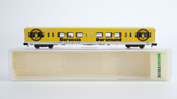 Minitrix N 13773K S-Bahnwagen 2. Kl Borussia Dortmund Bx 794.2 DB