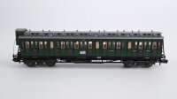 Fleischmann N 8086K Abteilwagen 3. Kl mit Bremserhaus C4...