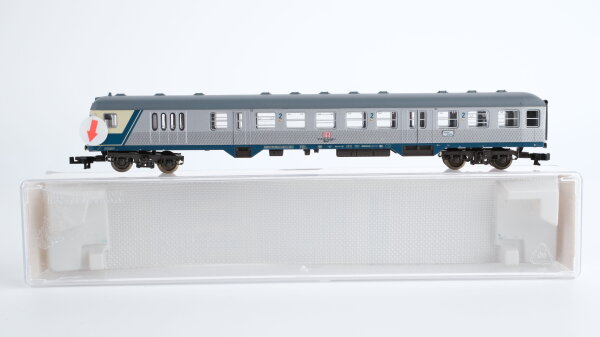 Fleischmann N 8140K Nahverkehrssteuerw. 2. Kl BDnrzf 740 DB(Puffer fehlt)