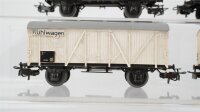 Märklin H0 Konvolut Kühlwagen, Silowagen "Braunkohlenstaub" DB