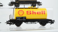 Märklin H0 Konvolut Kesselwagen "Shell, Aral, Esso, BP" DB