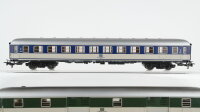 Märklin H0 Konvolut Speisewagen rot/grau Abteilwagen blau/grau Packwagen grün/grau DB