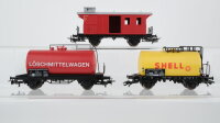 Märklin H0 Konvolut Kesselwagen "Shell"...