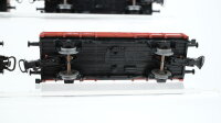 Märklin H0 Konvolut Niederbordwagen 2achsig, 4achsig (teilw. mit Ladung) DB