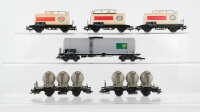 Märklin H0 Konvolut Kesselwagen "Esso, BP"...