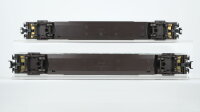 Märklin H0 Konvolut Doppelstockwagen 1./2.Kl., Doppelstockwagen 2.Kl. grün-grau DB