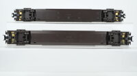 Märklin H0 Konvolut Doppelstockwagen 1./2.Kl., Doppelstockwagen 2.Kl. grün-grau DB