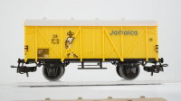 Märklin H0 Konvolut Teleskophaubenwagen (ohne Ladung), Kühlwagen, Bananenwagen "Jamaica" DB