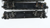 Märklin H0 Konvolut Abteilwagen 2.Kl., Personenwagen 2.Kl., Packwagen "346/4" (Wagen nachträglich beleuchtet, incl. Zugschluss) DB