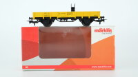 Märklin H0 4471 Niederbordwagen Kranschutzwagen der DB