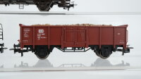 Märklin H0 Konvolut Hochbordwagen, gedeckter Güterwagen "II GEP I"Bierwagen "Alpirsbacher Klosterbräu" DB