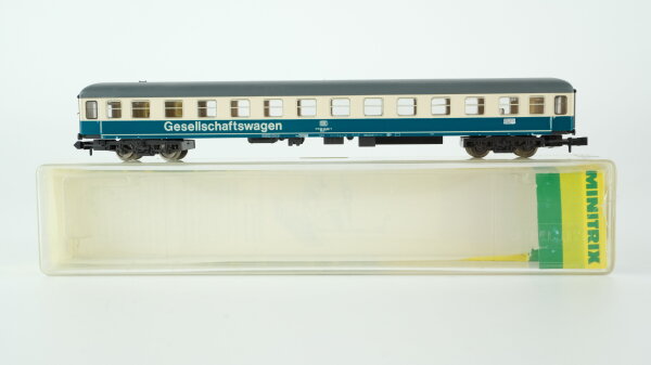 Minitrix N 13342 Gesellschaftswagen WGmh DB