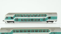 Fleischmann H0 Konvolut "Regio" Doppelstocksteuerwagen 2.Kl., Doppelstockwagen 1./2.Kl., Doppelstockwagen 2.Kl. DB