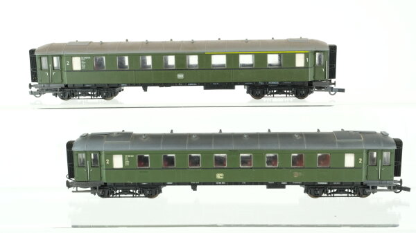 Unbekannt H0 Konvolut Personenwagen 1./2.Kl., Personenwagen 2.Kl. DB