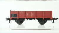 Fleischmann H0 Konvolut Niederbordwagen, Hochbordwagen, gedeckter Güterwagen mit Bremserhaus DB