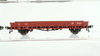 Fleischmann H0 Konvolut Niederbordwagen, Hochbordwagen, gedeckter Güterwagen mit Bremserhaus DB