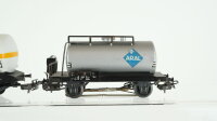 Märklin H0 Konvolut Kesselwagen "Aral, Esso, Shell, Eva", Gasdruckkesselwagen "Brüninghaus", Silowagen "Dyckerhoff Zement" DB