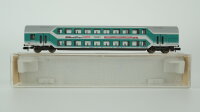 Fleischmann N 98 8125K Doppelstockwagen 2. Kl. DBz 751 DB