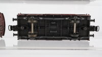 Roco H0 Konvolut gedeckte Güterwagen, gedeckte Güterwagen-Set, Selbstentladewagen "Peine Salzgitter" DB