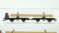 Fleischmann H0 Konvolut Drehschemelwagen-Set mit...