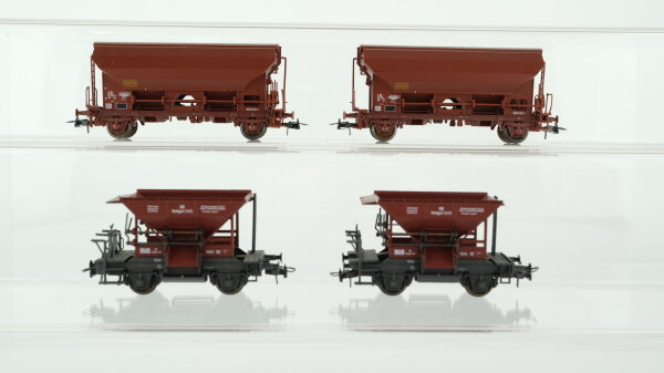 Roco H0 Konvolut Selbstentladewagen, Schotterwagen, DB/SNCF