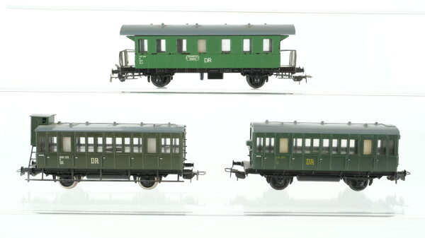 Piko H0 Konvolut Abteilwagen , Abteilwagen mit Bremserhaus, Personenwagen DR
