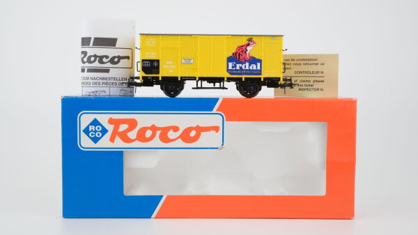 Roco H0 47258 Gedeckter Güterwagen (Erdal ) KPEV
