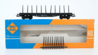 Roco H0 4352 Flachwagen mit Rungensatz