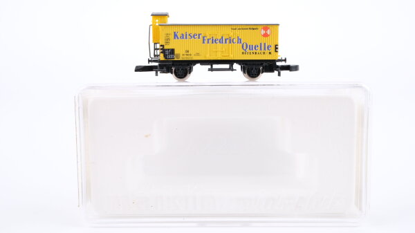 Märklin Z 86611 Flachdachwagen mit Bremserhaus "Kaiser Fried. Quelle Offenbach/M." DB