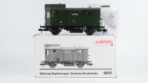 Märklin Spur 1 58117 Güterzug-Gepäckwagen DB digital beleuchtet