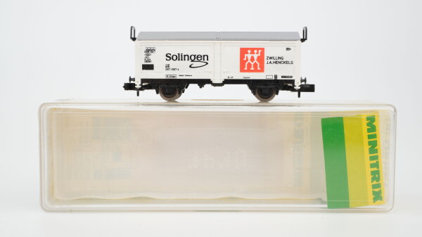 Minitrix N 13820K Schiebewandwagen Solingen Zwilling Henckels Tis 858 DB