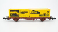 Minitrix N 13851 Containertragwagen 11. IMA Stuttgart Lgjs DB