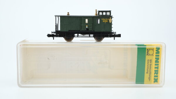 Minitrix  N 51 3200 00 Packwagen  K.Bay.Sts.B.