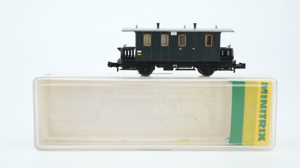 Minitrix  N 51 3001 00 Post und Packwagen